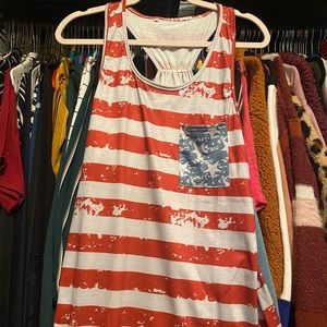 american flag tank top